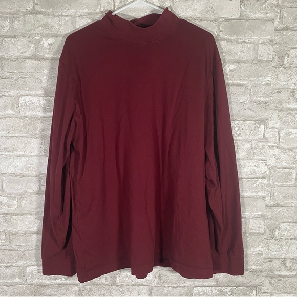 L.L. Bean Other - L.L bean Burgundy Long Sleeve Turtleneck men’s size large outdoor classic